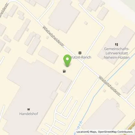 Standortübersicht der Tankstelle SB Tankstelle Handelshof in 59757 Arnsberg