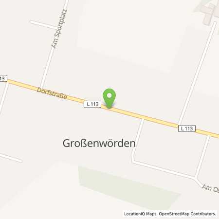 Standortübersicht der Benzin-Super-Diesel Tankstelle: von Holten in 21712, Großenwörden