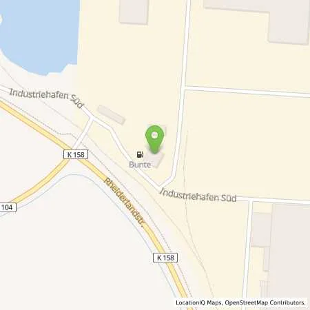 Standortübersicht der Tankstelle Bunte Hafen Süd in 26871 Papenburg