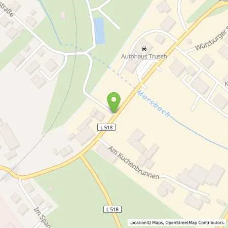 Standortübersicht der Tankstelle WALLDUERN in 74731 Wallduern