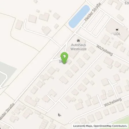 Standortübersicht der Tankstelle Shell Buesum Heider Str. 8 A in 25761 Buesum