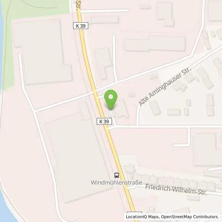 Standortübersicht der Tankstelle Iboil Minden in 32423 Minden