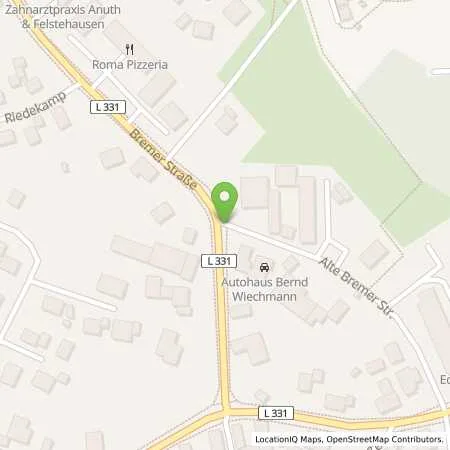 Standortübersicht der Tankstelle Martfeld in 27327 Martfeld