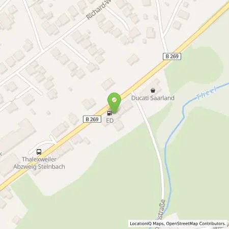 Standortübersicht der Tankstelle Karl-Heinz Zimmer in 66822 Lebach (Thalexweiler)