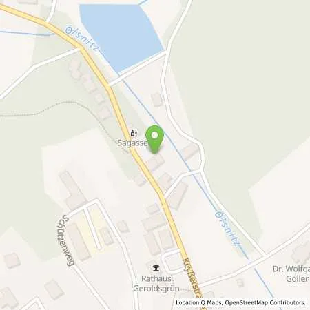 Standortübersicht der Tankstelle Geroldsgrün in 95179 Geroldsgrün