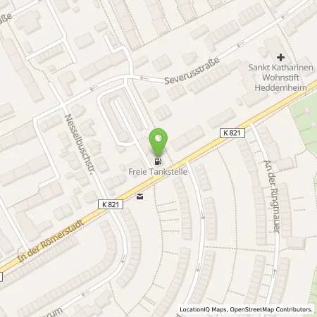 Standortübersicht der Tankstelle Fa.Peter Zuegel in 60439 Frankfurt Main