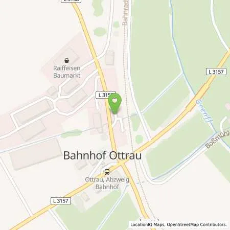 Standortübersicht der Tankstelle Raiffeisen Alsfeld-Kirchhain in 34633 Ottrau/Bhf.