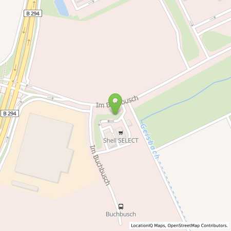 Standortübersicht der Benzin-Super-Diesel Tankstelle: Shell Pforzheim Im Buchbusch 12 in 75177, Pforzheim