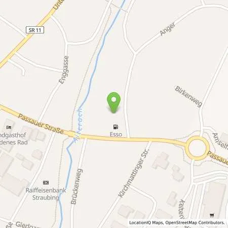 Standortübersicht der Tankstelle Esso Tankstelle in 94330 AITERHOFEN