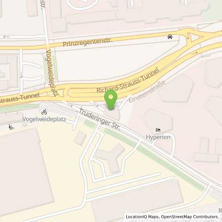 Standortübersicht der Benzin-Super-Diesel Tankstelle: Esso Tankstelle in 81675, MUENCHEN