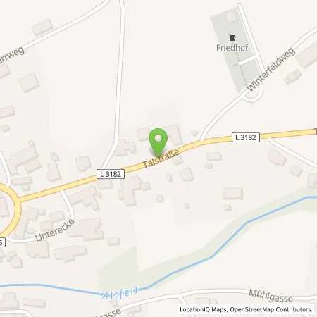 Standortübersicht der Tankstelle Tankstelle Langwasser in 36358 Herbstein (Altenschlirf)