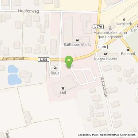 Standortübersicht der Tankstelle Esso Tankstelle in 27243 HARPSTEDT