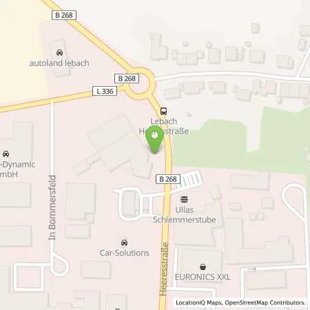 Standortübersicht der Tankstelle TotalEnergies Lebach in 66822 Lebach