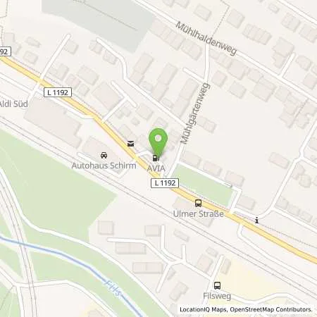 Standortübersicht der Tankstelle AVIA Tankstelle in 73207 Plochingen