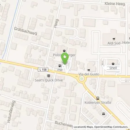 Standortübersicht der Tankstelle PM in 53359 Rheinbach