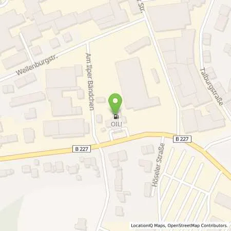 Standortübersicht der Tankstelle OIL! Tankstelle Heiligenhaus in 42579 Heiligenhaus