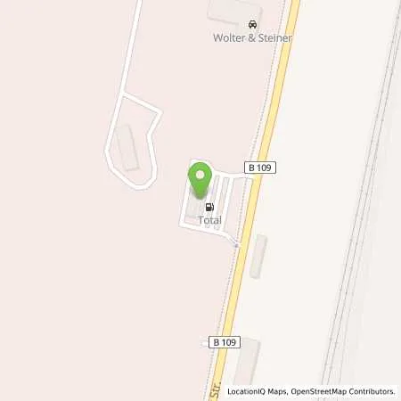 Standortübersicht der Tankstelle TotalEnergies Prenzlau in 17291 Prenzlau