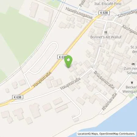 Standortübersicht der Tankstelle Sb Walluf Hauptstr. 14 A in 65396 Walluf