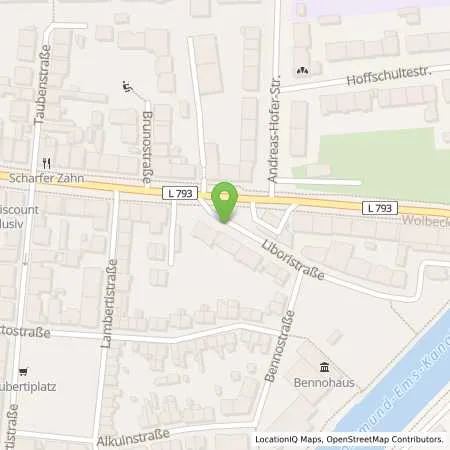 Standortübersicht der Tankstelle Aral Tankstelle in 48155 Münster