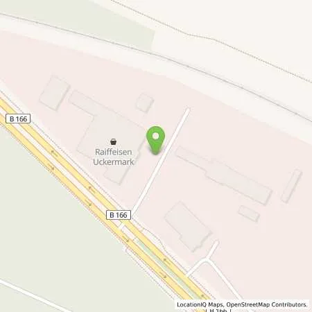 Standortübersicht der Tankstelle AGRAVIS Ost GmbH & Co. KG in 16303 Schwedt / Oder