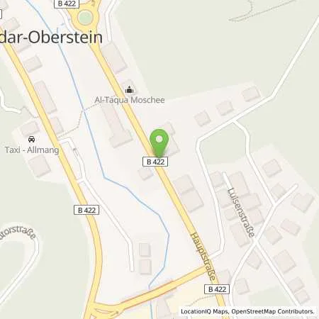 Standortübersicht der Tankstelle Aral Tankstelle in 55743 Idar-Oberstein