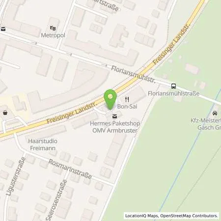 Standortübersicht der Tankstelle München Freisinger Landstrasse 26 in 80939 München