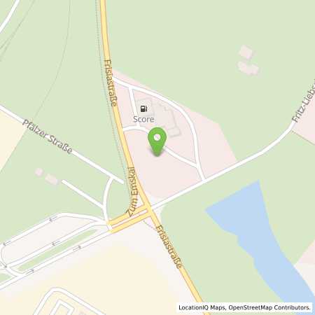 Standortübersicht der Benzin-Super-Diesel Tankstelle: Emden IV in 26723, Emden