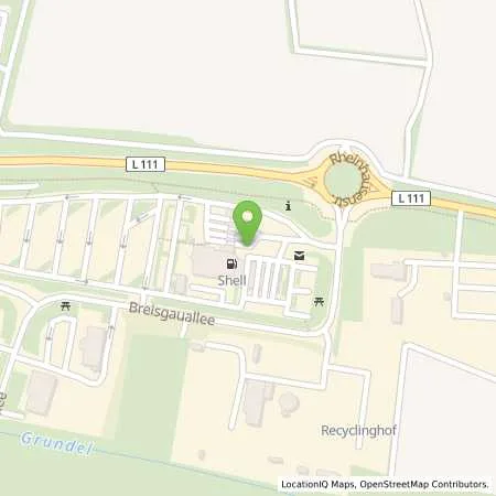 Standortübersicht der Tankstelle Shell Herbolzheim Breisgauallee 2 in 79336 Herbolzheim