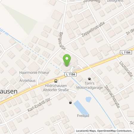 Standortübersicht der Benzin-Super-Diesel Tankstelle: Esso Tankstelle in 71157, HILDRIZHAUSEN