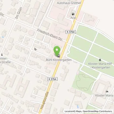 Standortübersicht der Tankstelle bft Buehl Hauptstr. 113 in 77815 Buehl