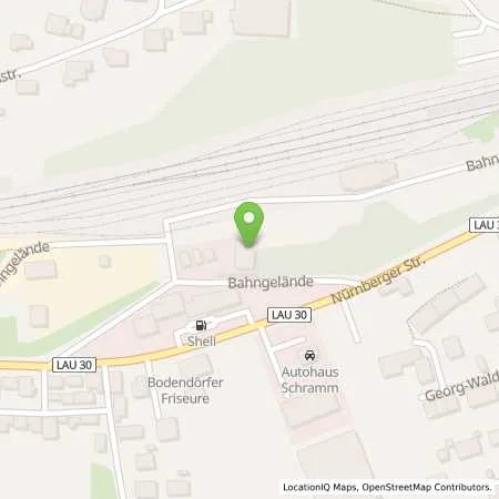 Standortübersicht der Tankstelle Freie Tankstelle Hirschmann in 91217 Hersbruck