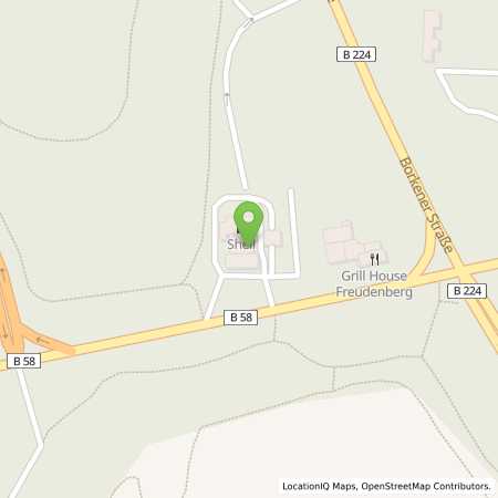 Standortübersicht der Benzin-Super-Diesel Tankstelle: Shell Schermbeck Freudenbergstr. 383 in 46284, Schermbeck