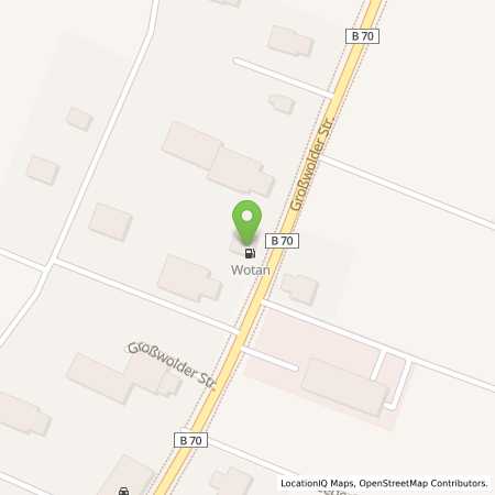 Standortübersicht der Benzin-Super-Diesel Tankstelle: Wotan Westoverledingen in 26810, Westoverledingen