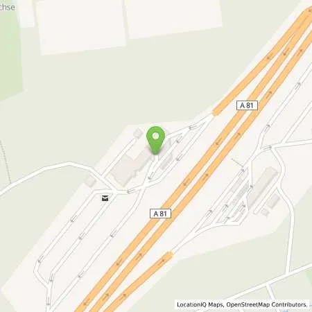 Standortübersicht der Tankstelle Shell Nufringen A81 Schoenbuch West in 71154 Nufringen