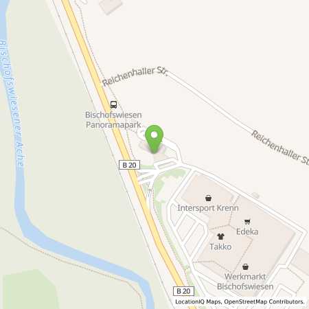 Standortübersicht der Benzin-Super-Diesel Tankstelle: BISCHOFSWIESEN - REICHENHALLER STR. in 83483, Bischofswiesen