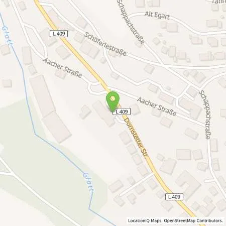 Standortübersicht der Tankstelle AVIA Tankstelle in 72293 Glatten