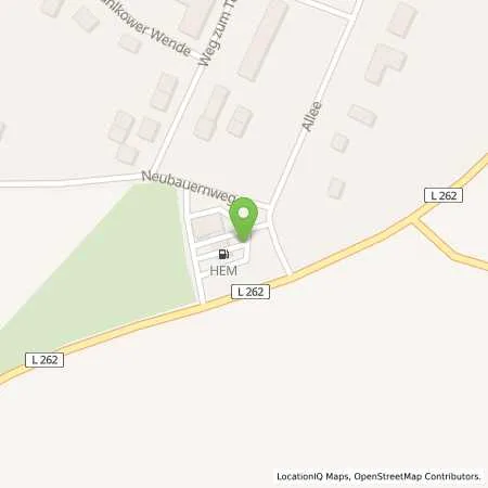 Standortübersicht der Tankstelle Brünzow, Lubminer Str. 3 in 17509 Brünzow