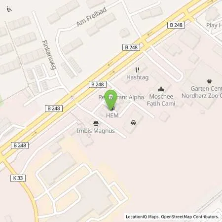 Standortübersicht der Tankstelle Salzgitter, Braunschweiger Str. 57 in 38259 Salzgitter