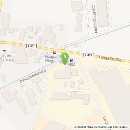 Standortübersicht der Tankstelle Springe, Im Loffenkamp 2 in 31832 Springe