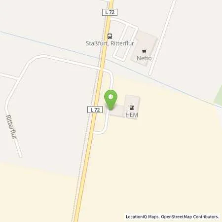 Standortübersicht der Tankstelle Staßfurt, Neundorfer Str. in 39418 Staßfurt