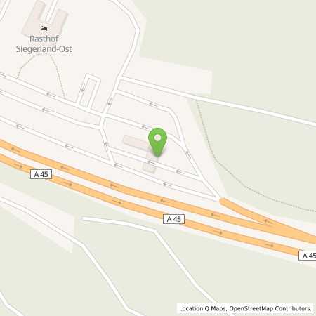 Standortübersicht der Benzin-Super-Diesel Tankstelle: Aral Tankstelle, BAT SIEGERLAND OST in 57258, Freudenberg