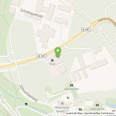 Standortübersicht der Tankstelle Aral Tankstelle in 64287 Darmstadt