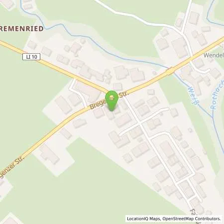 Standortübersicht der Tankstelle WEILER-SIMMERBERG - BREGENZER STR. in 88171 Weiler-Simmerberg