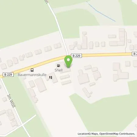 Standortübersicht der Tankstelle Shell Solingen Neuenkamper Str. 35 in 42657 Solingen