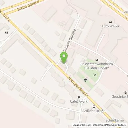 Standortübersicht der Tankstelle Lutz Steinbrinker in 49090 Osnabrück