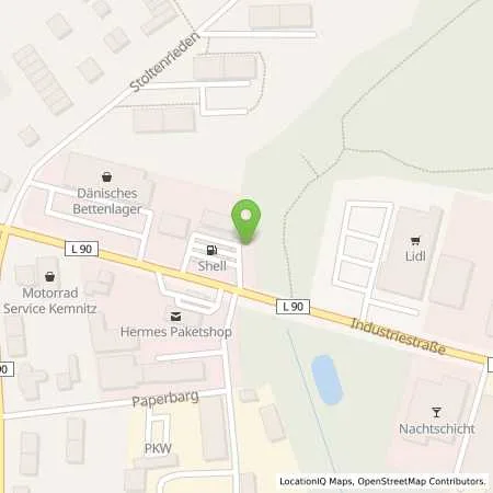 Standortübersicht der Tankstelle Shell Bad Oldesloe Industriestr. 5 in 23843 Bad Oldesloe