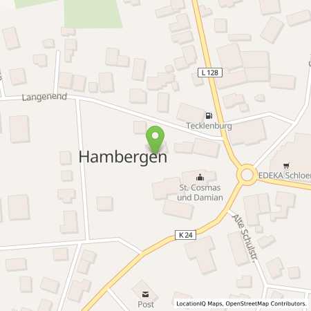 Benzin-Super-Diesel Tankstellen Details Tecklenburg Tankstelle in 27729 Hambergen ansehen