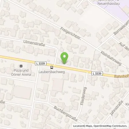 Standortübersicht der Tankstelle Tank-Frank in 63594 Hasselroth