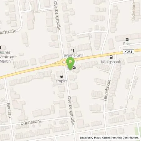 Standortübersicht der Tankstelle PM in 45663 Recklinghausen