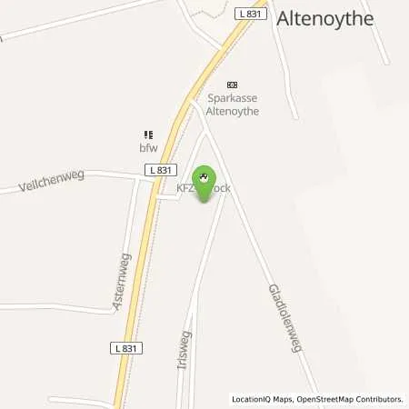 Standortübersicht der Tankstelle Freie Tankstelle Kfz.-Meisterbetrieb Sprock in 26169 Friesoythe